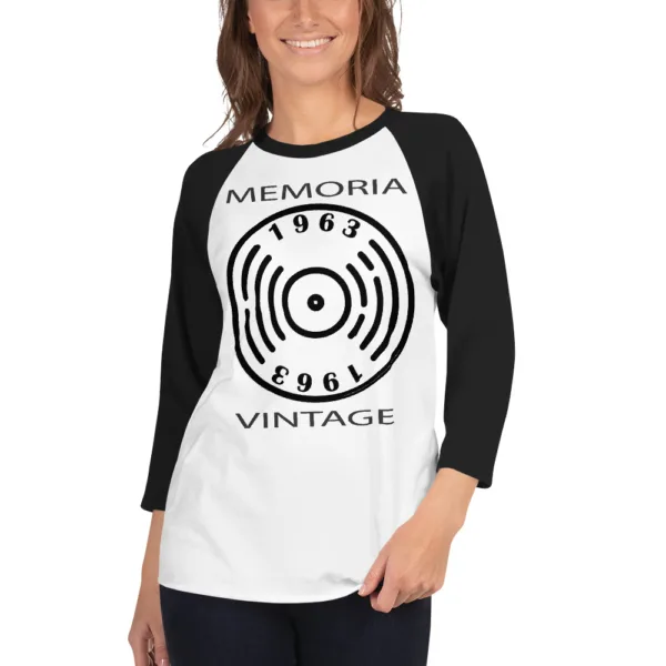 Camiseta 3/4 Vintage Vinil