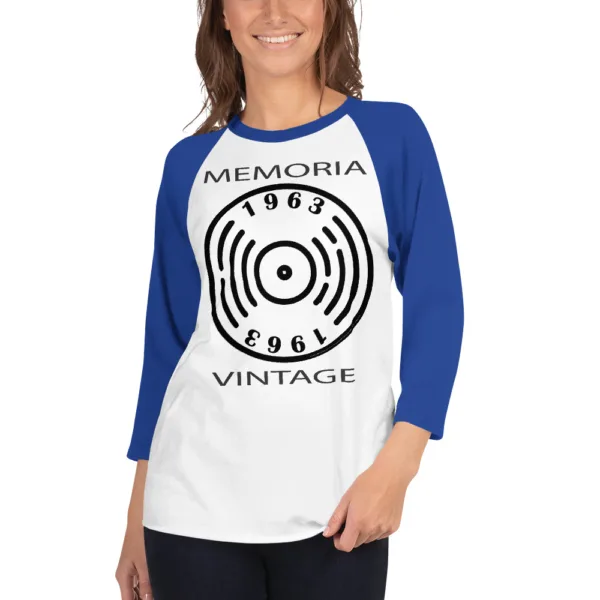 Camiseta 3/4 Vintage Vinil - Imagen 6