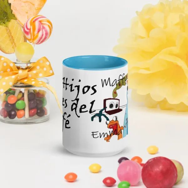 Taza Cerámica Impresa "Mis Hijos antes del café" - Imagen 30