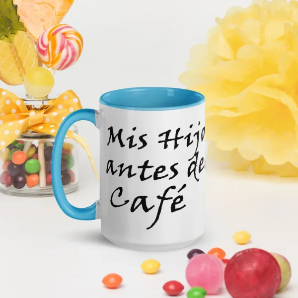 Taza Cerámica Impresa "Mis Hijos antes del café" - Imagen 28