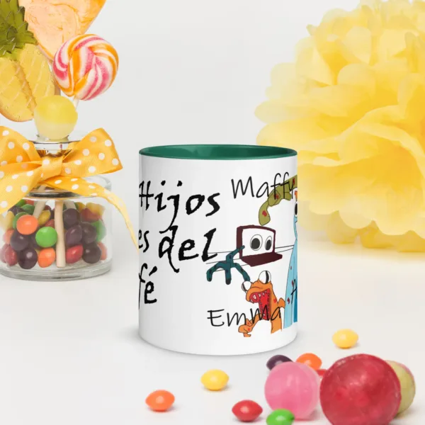 Taza Cerámica Impresa "Mis Hijos antes del café" - Imagen 18
