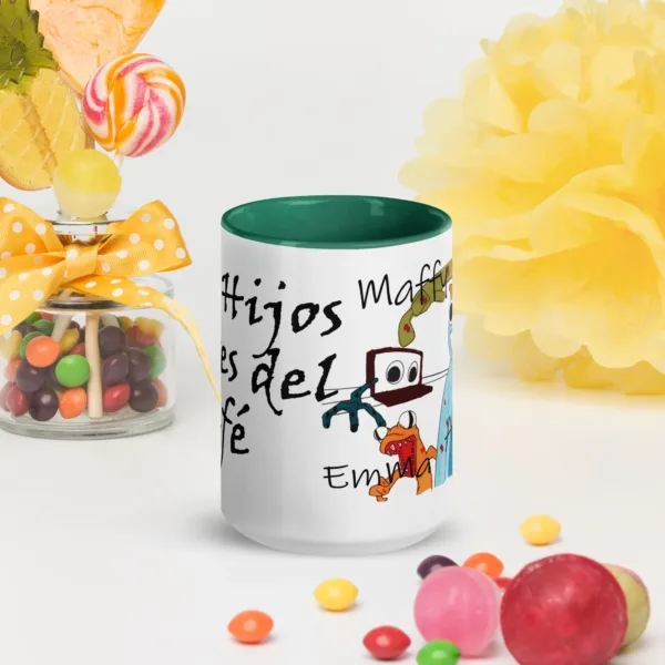 Taza Cerámica Impresa "Mis Hijos antes del café" - Imagen 21