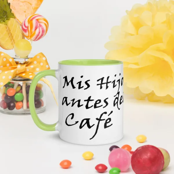 Taza Cerámica Impresa "Mis Hijos antes del café" - Imagen 37