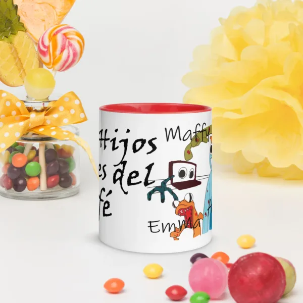 Taza Cerámica Impresa "Mis Hijos antes del café" - Imagen 12