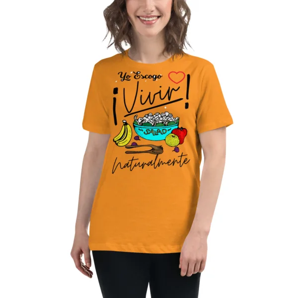 Camiseta Mujer Vivir Naturalmente - Imagen 4