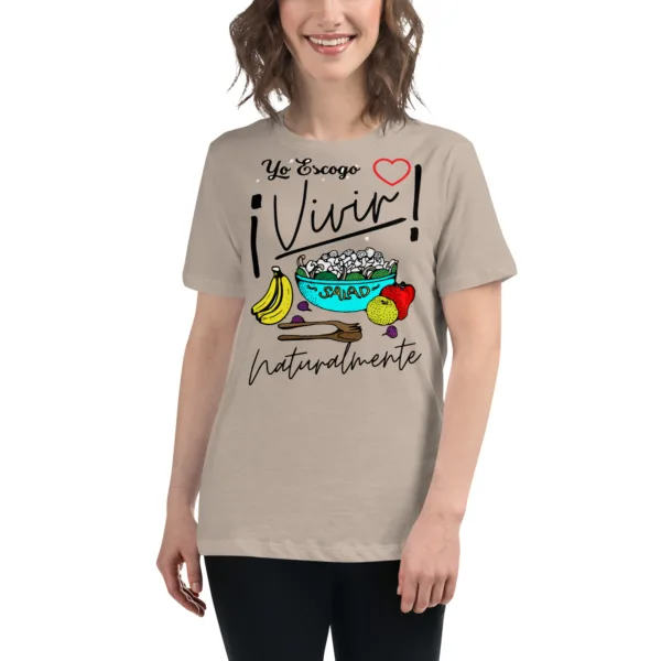 Camiseta Mujer Vivir Naturalmente - Imagen 7