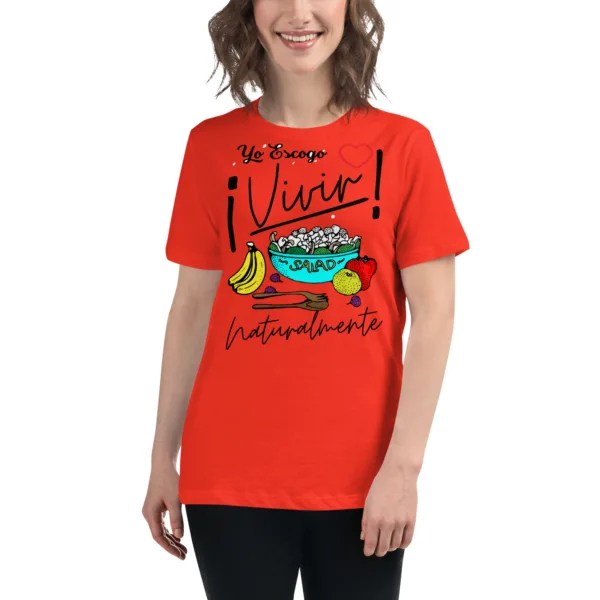 Camiseta Mujer Vivir Naturalmente - Imagen 3