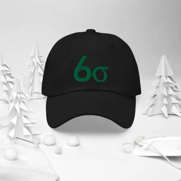 Gorra dad hat Six Sigma Green Belt - Imagen 3