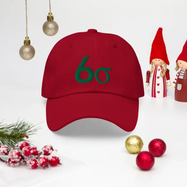 Gorra dad hat Six Sigma Green Belt - Imagen 4