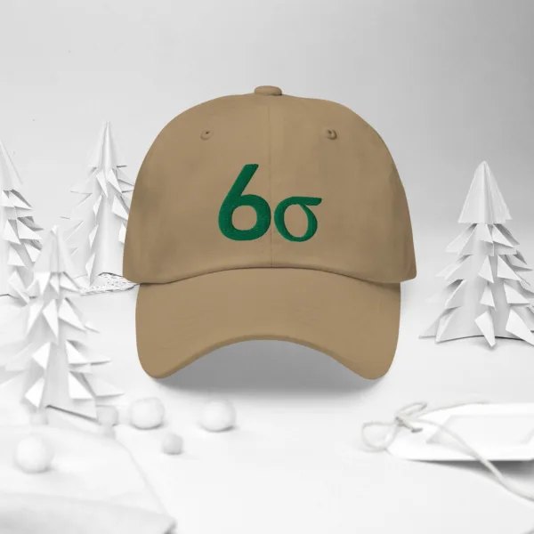 Gorra dad hat Six Sigma Green Belt - Imagen 9