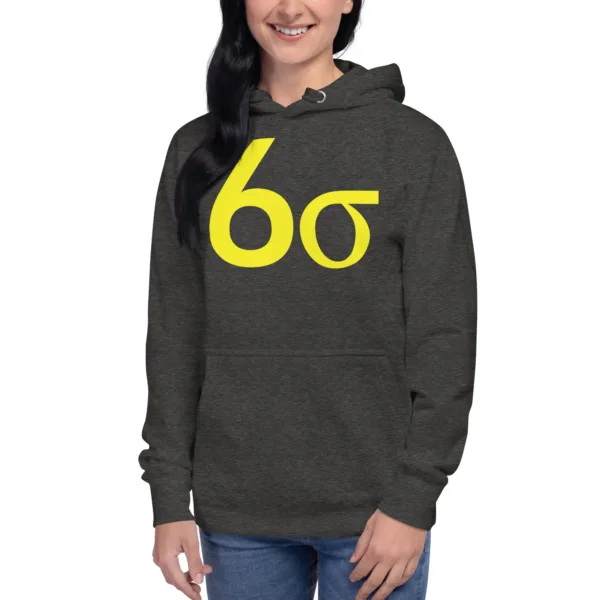 Hoodie Sudadera Unisex Lean Six Sigma Amarillo - Imagen 4