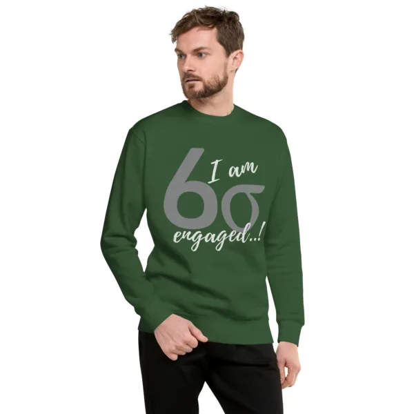 Sudadera Unisex Lean Six Sigma estoy Comprometid@ - Imagen 5