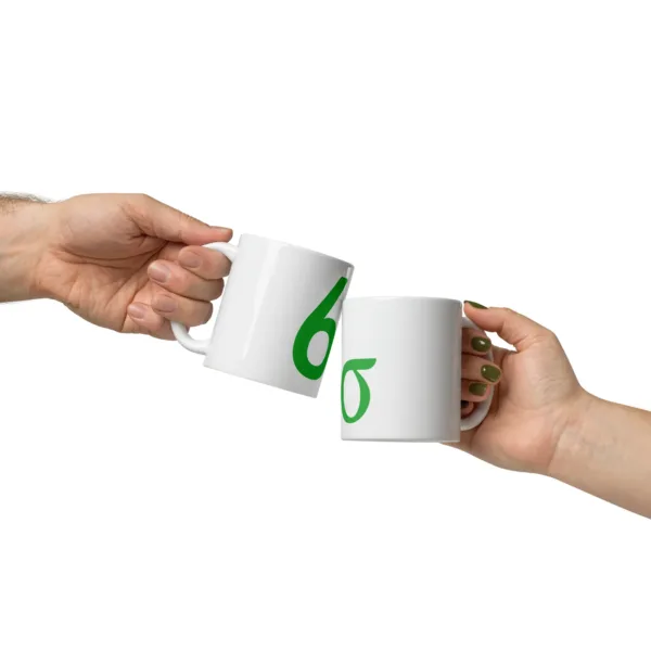 Mug Taza blanca Green Six Sigma - Imagen 2