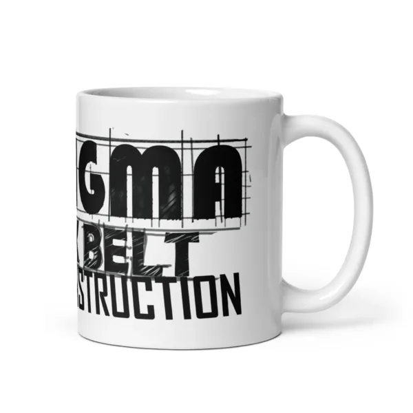 Taza Black Belt Under Construction Six Sigma - Imagen 2