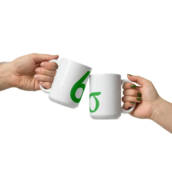 Mug Taza blanca Green Six Sigma - Imagen 3