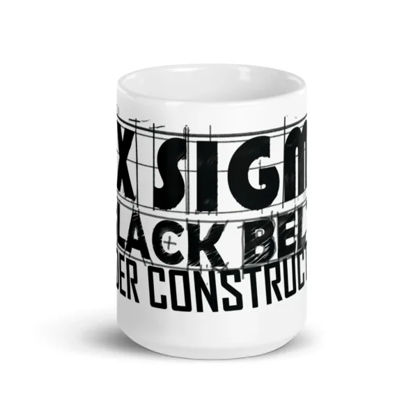 Taza Black Belt Under Construction Six Sigma - Imagen 6