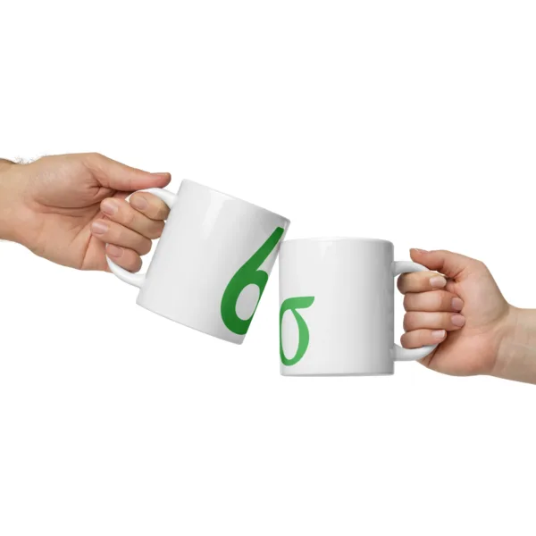 Mug Taza blanca Green Six Sigma