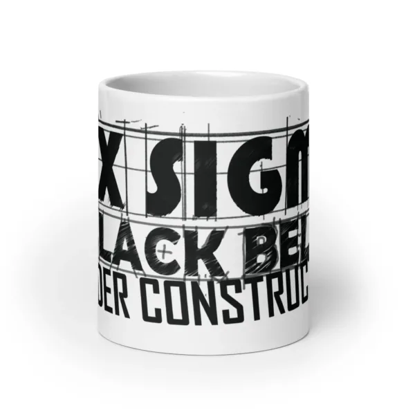 Taza Black Belt Under Construction Six Sigma - Imagen 9